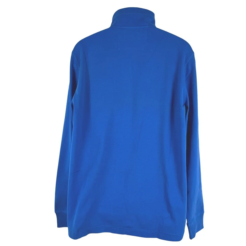 Banana Republic 1/2 Zip Pullover Mens XL Tall Blue Cotton Blend NWT‎ TP-3629
